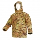 Parka impermeabile traspirante 2 cappucci SBB vegetato