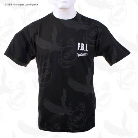 T.Shirt nera FBI