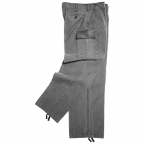 Pantalone moleskin stone washed grigio