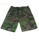 Pantaloncino moleskin stone washed camo