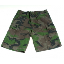 Pantaloncino moleskin stone washed camo