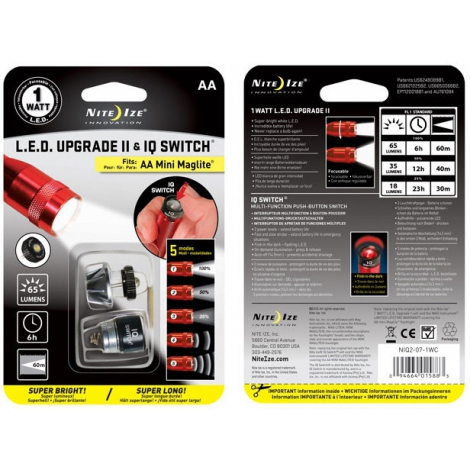 Convertitore led per maglite 2A