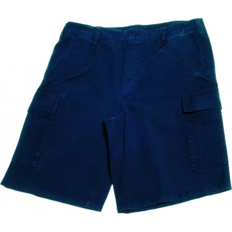 Pantaloncino moleskin stone washed blu
