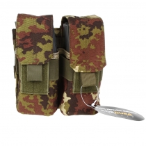 PORTA CARICATORE DOPPIO MM 5.56 CORDURA VEG. SBB