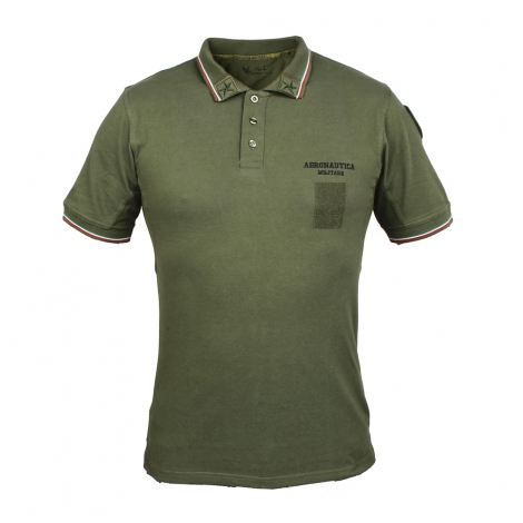 Maglia polo oliva mod. Aeronautica