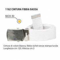 CINTURA FIBBIA DIVERSA ALTEZZA CM 3 PREZZO STOCK