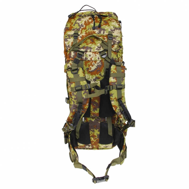 BORSONE ZAINO 100 Litri 1000D TATTICO MILITARE SBB BRANCALEONI ESERCITO  BLACK - nv85store