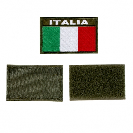 Etichetta Italia con velcro