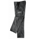 PANTALONE 6 TASCHE FELPATO NERO
