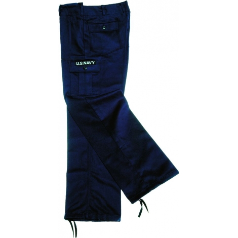 PANTALONE 6 TASCHE FELPATO BLU